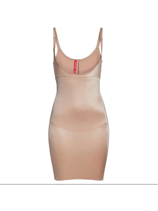$92 NWOT Spanx SmartGrip Open-Bust Full Slip in Foundation S - Image 6