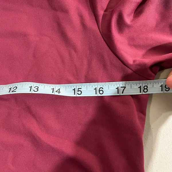 Aritzia Babaton Women Contour Crew Cropped Longsleeve Fitted Top 2XL Mauve‎ - Image 7