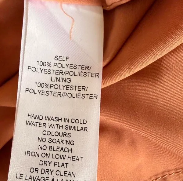 Ciebon Pink Brown Floral Satin Wrap Maxi Dress - Image 6