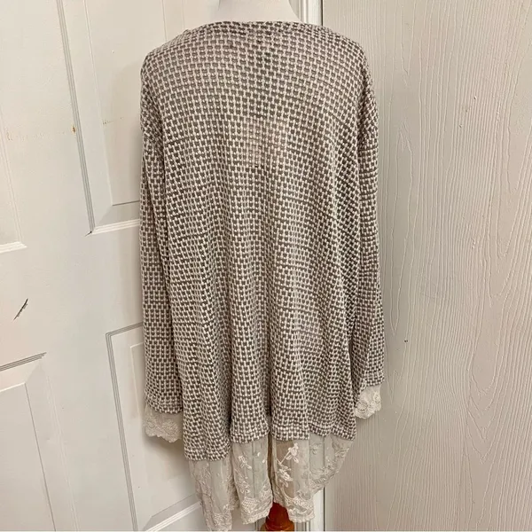 Umgee Sweater Cardigan Lace I4 - Image 5