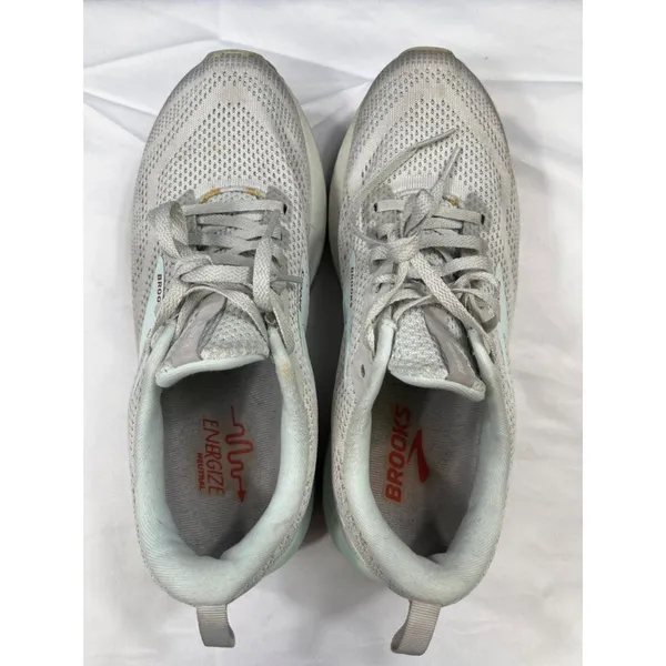 Brooks Womens Gray White Revel 6 Running Shoes Size 9.5 Sku 7455 - Image 8