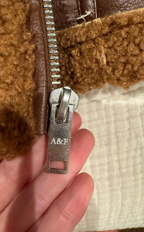 Abercrombie Teddy Leather Jacket - Image 7