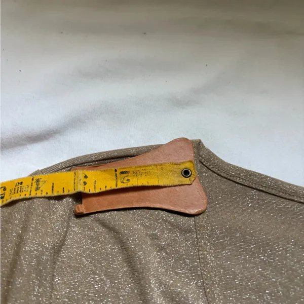 Zara Shimmering Gold Top - Image 8