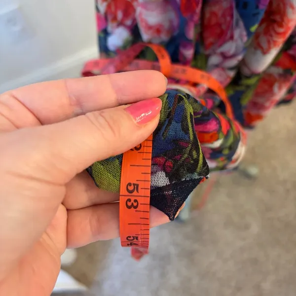 Fuzzi Floral Mesh Halter‎ Maxi Dress XS Romantic Ruffle Wedding Guest Italy $650 - Image 11