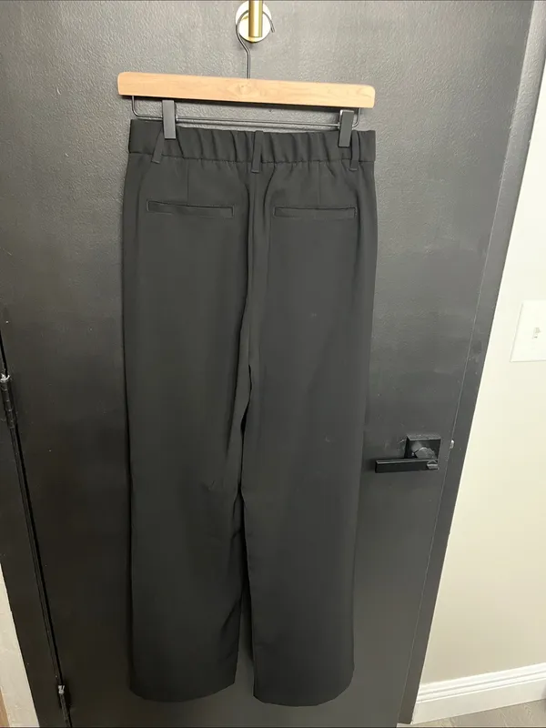 GAP Black Wide-Leg Dress Pants - Image 3