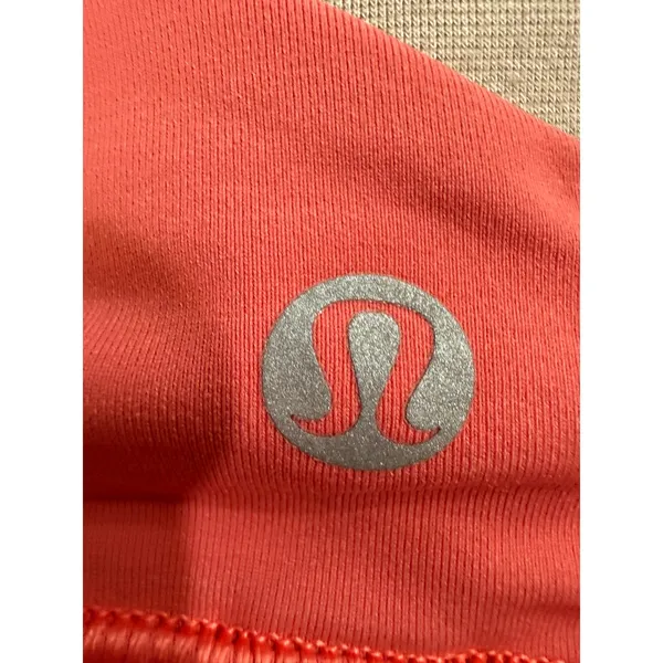 Lululemon Energy Bra Coral Pink Strappy Back Sports Bra Size 4 W2AR0S - Image 4
