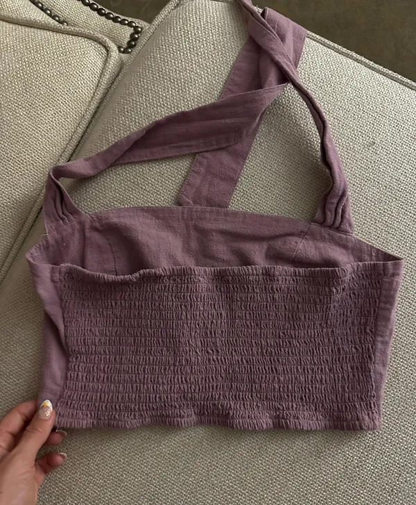 Purple Halter Shirt - Image 2