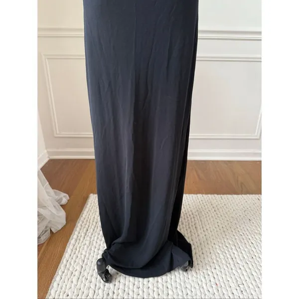 Rimini by Shaw Stretchy Black Sleeveless Column Dress Formal Gown Black 8 - Image 7