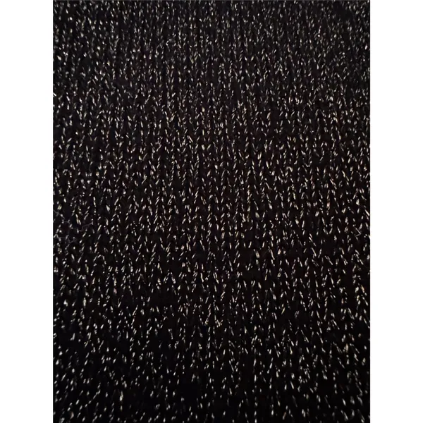 Velvet by Graham & Spencer Lurex Cotton Cashmere Blend Cardigan Black Metallic M - Image 8