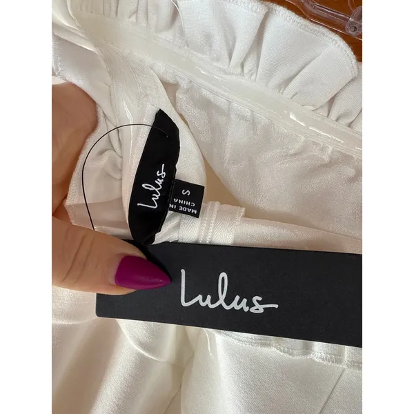 NWOT Lulus Little Lovely Ivory Strapless Mini Dress Party Cocktail Classy S - Image 7