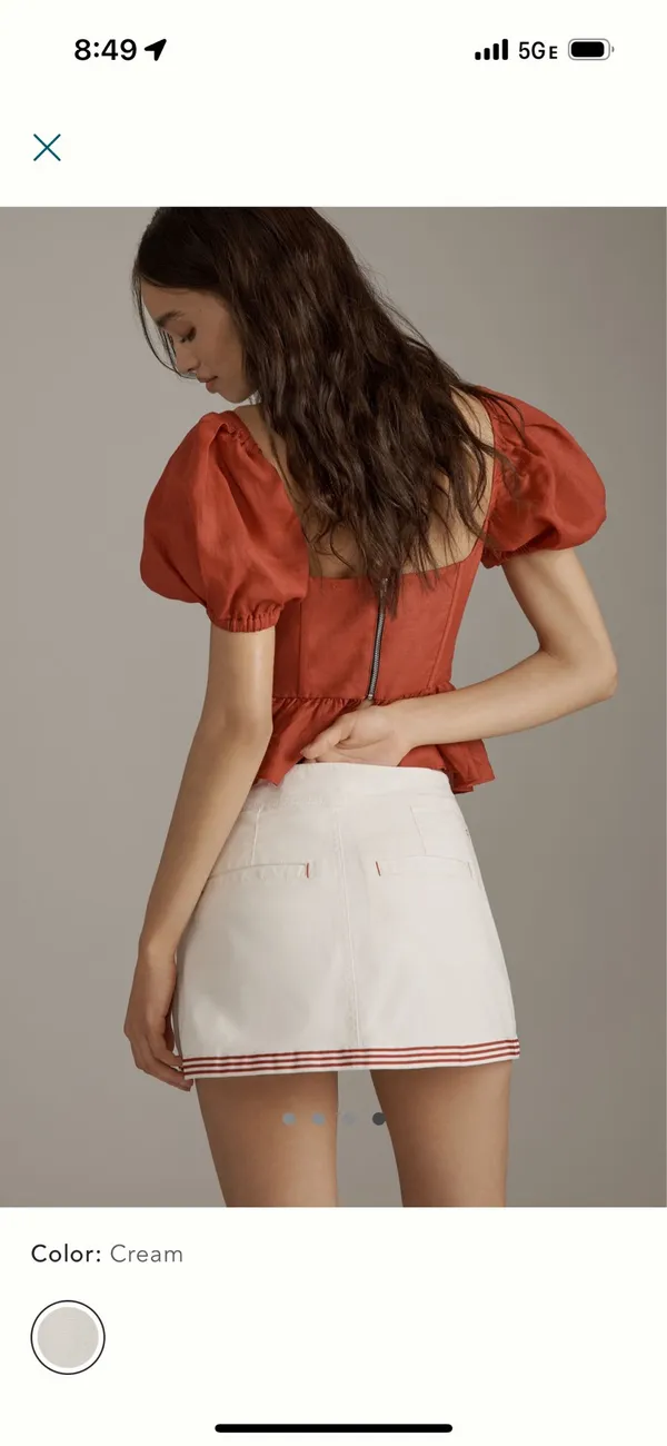 Pilcro Anthropologie skort - Image 3