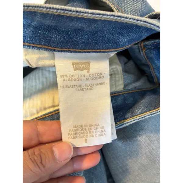 Levi's Bootcut Jeans Classic‎ Fit Bold Curve Denim Blue Women's Size 28/6 - Image 6