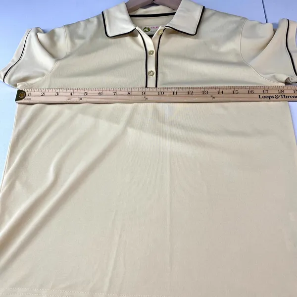 Tehama Green Polo Shirt Womens M Yellow Performance Everyday Wear‎ Golf Tennis - Image 9
