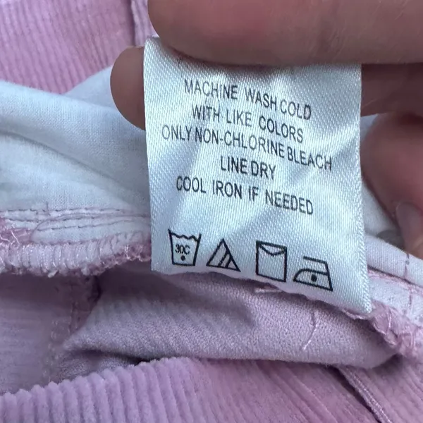 Tyler Boe NWOT Wide Leg Pink Corduroy Pants Women’s Size‎ 6 - Image 9