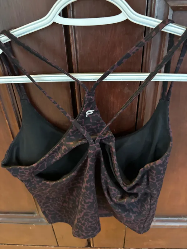 Fabletics workout cheetah tank top  - Image 2