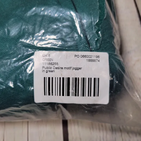 PUBLIC DESIRE Teal Jogger Sweatpants Womens US Size 4 Drawstring Waist‎ - Image 11