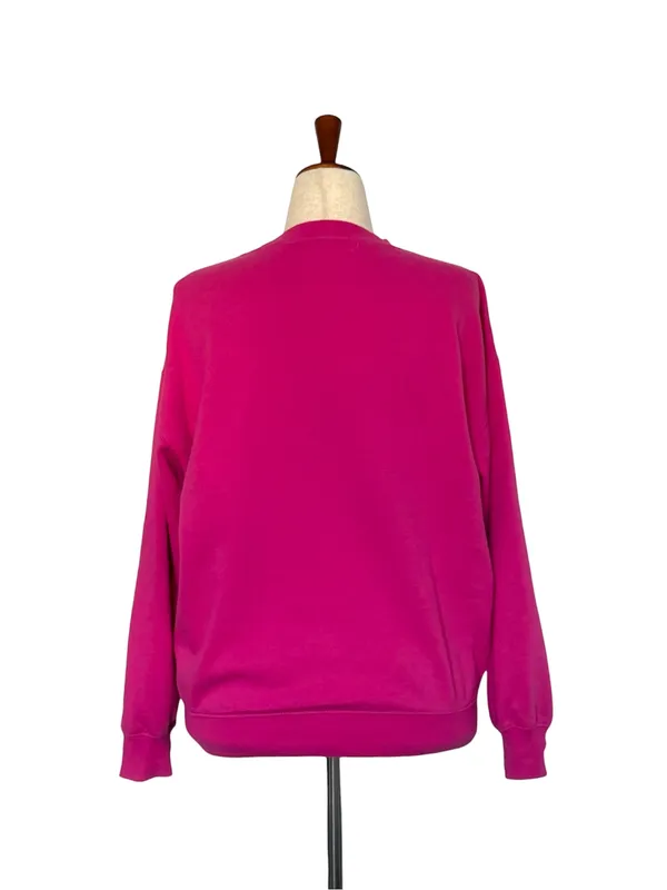Showstopper Pink Crew Neck Pullover Sweatshirt Sz M Logo Graphic Print Fleece - Image 3