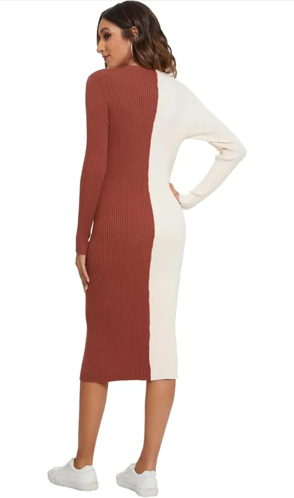 Knit button down cardigan dress Multiple Size XS - Image 3