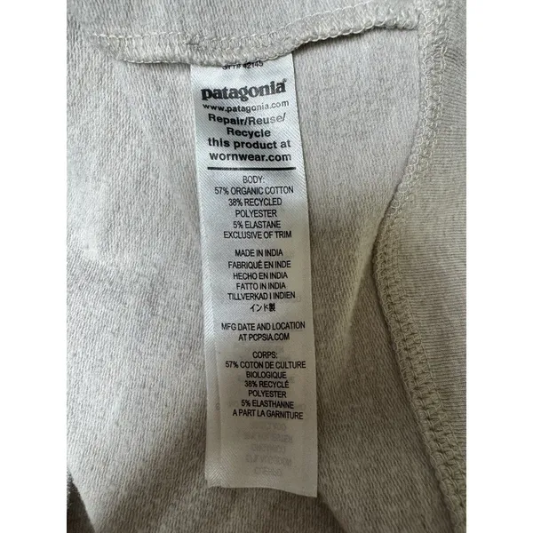 Patagonia Anya‎ Full-Zip Hoodie Drill Heather Women's Size Small - Image 9