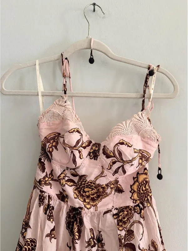 Farm Rio Tropical Landing Midi Dress - Image 4