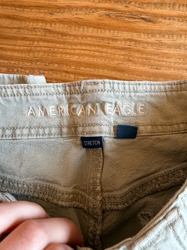 Green Cargo American Eagle Jeans - Image 4