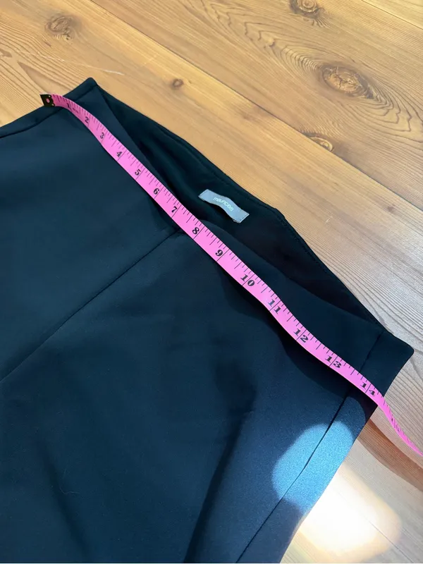 Maurices Black Everflex High Rise Pull On Flare Pants Size M Medium Regular - Image 6