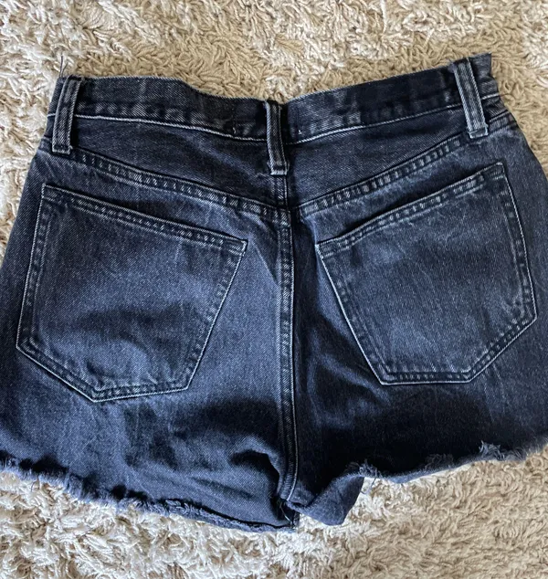 Abercrombie Black Jean Shorts - Image 2