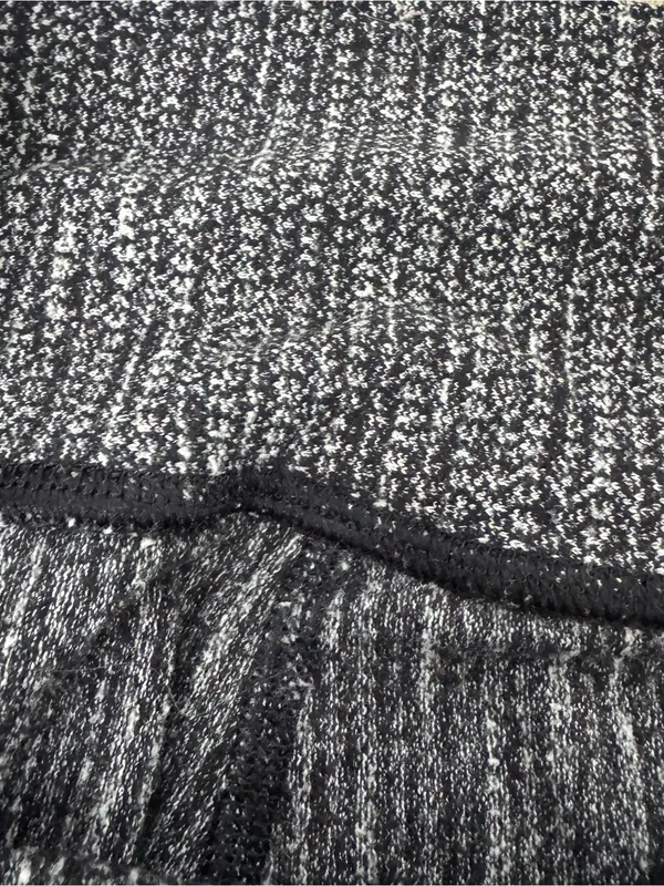 Lululemon Dark Gray Stretch Knit Leggings - Image 4