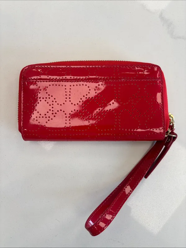 Kate Spade Jazzy Metro Red Patent Leather Wristlet - Image 3