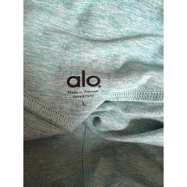 Alo heathered teal Leggings size‎ L - Image 3
