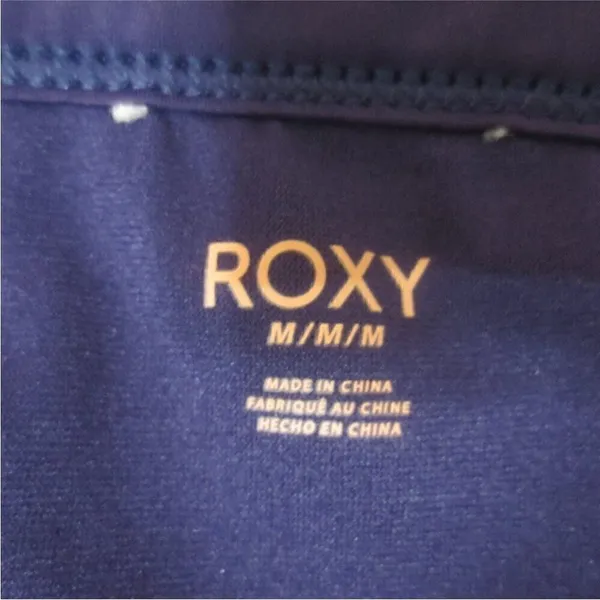 Roxy Navy Tropical/ Floral Bikini Bottoms - Image 4