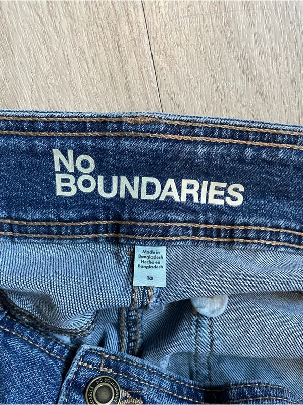 No Boundaries Women's Boot Cut Jeans - Denim Blue - Image 2