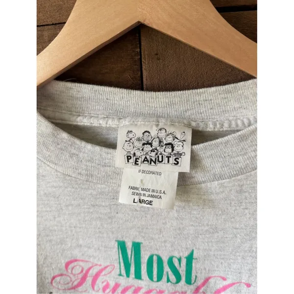 Peanuts Women's Grey T - Image 7