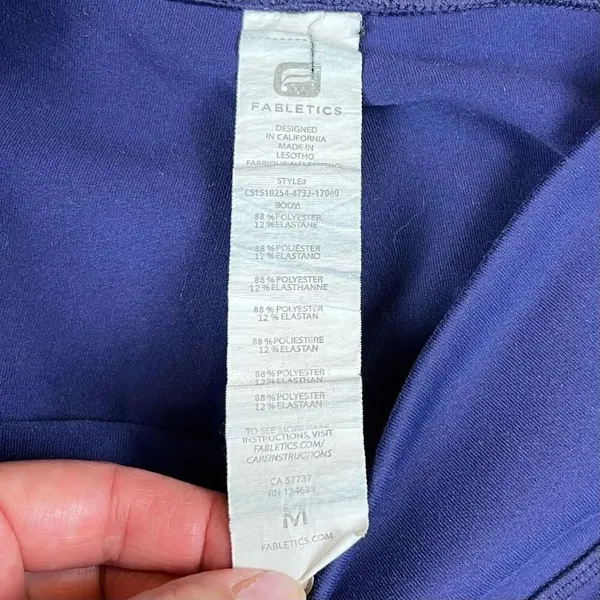 Fabletics Athletic Wear Cropped Pants Medium - Image 5