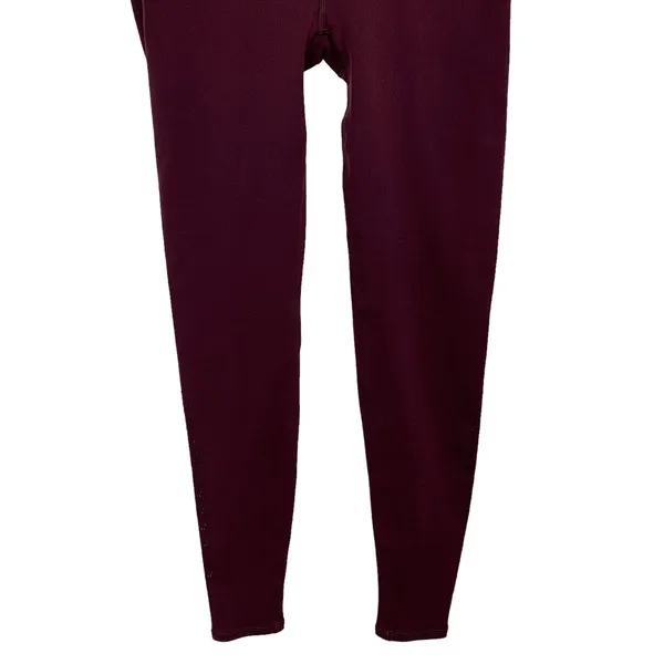 Lululemon Maroon 7/8‎ High Rise Leggings 6 Athleisure Workout Yoga - Image 3