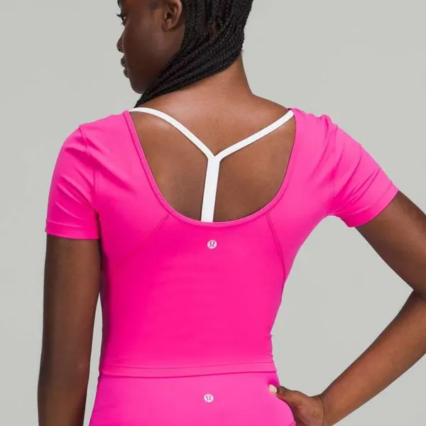 Lululemon Align T-Shirt Sonic Pink - Image 2