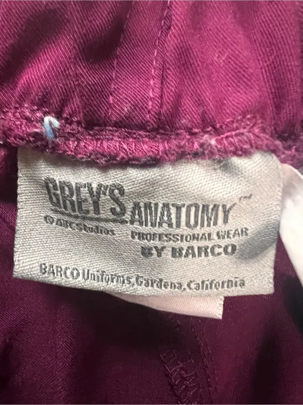 Cherokee Top/Greys Anatomy bottom scrub set– XL (640) Purple - Image 6