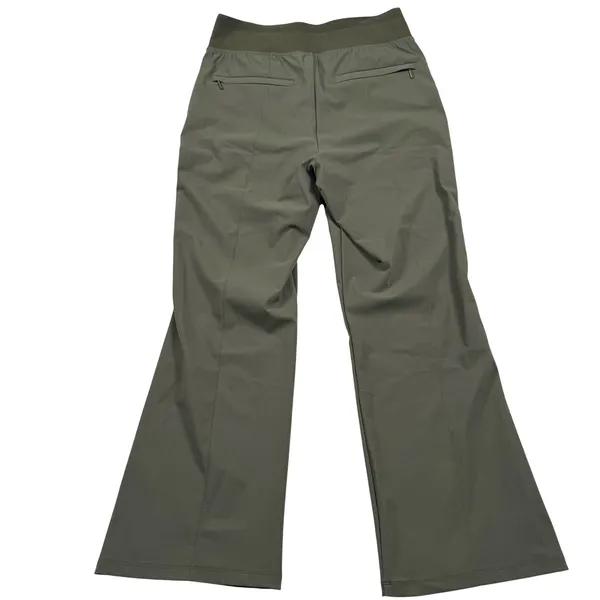 Athleta Cosmic Kick Flare Pant Womens 4 Green High Rise Athleisure 981485 - Image 5