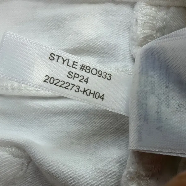 J.Crew Flare Crop Jeans Women 28 White Mid-Rise Raw Hem Coastal Preppy Denim - Image 12