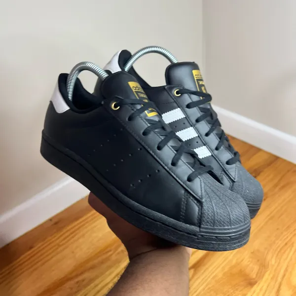 Adidas 2020 Superstar Stan Smith VS Superstar Black FX7888 Size 5.5M/7W NO BOX - Image 16