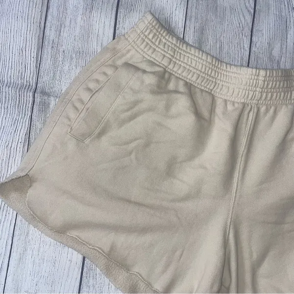 Aerie Cream Sweat Shorts - Image 2