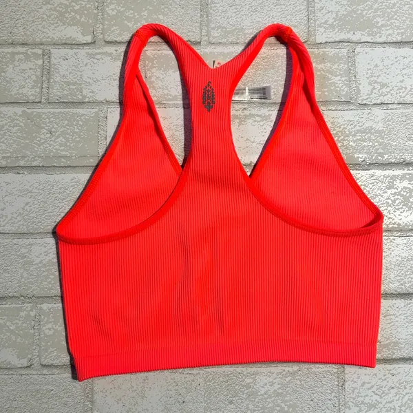 Free People Neon Ribbed Racerback Bra/Top - Image 2