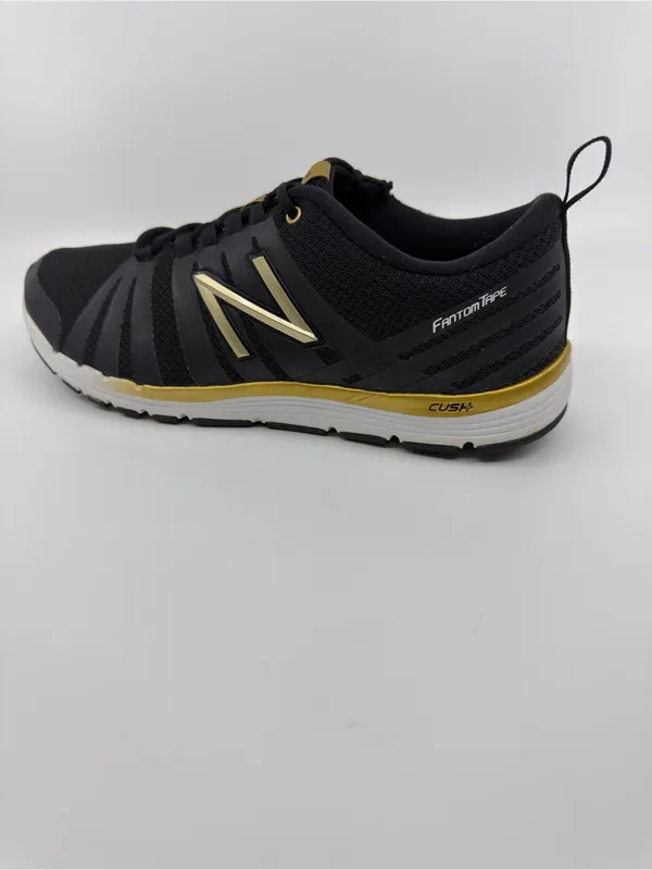 New Balance 811 trainers Color black mesh upper with gold metallic SZ 9 - Image 6