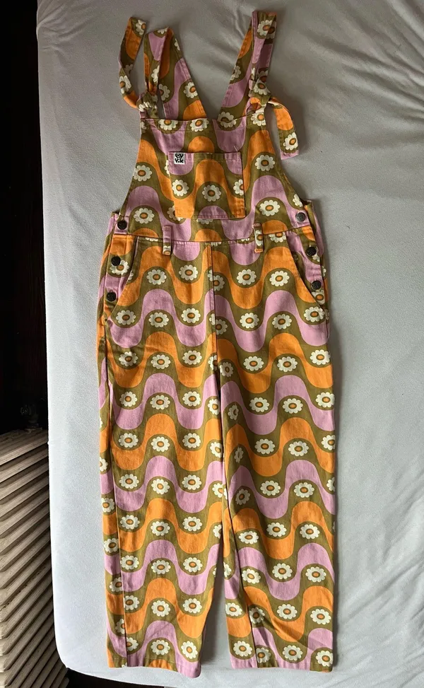 Lucy & Yak Groovy Printed Overalls - Image 3