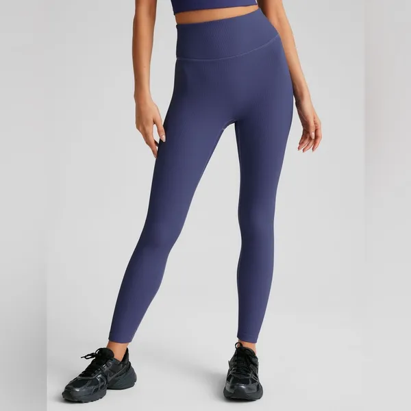 Beyond Yoga Impulse ribbed leggings workout high waisted navy eternal blue - Image 2