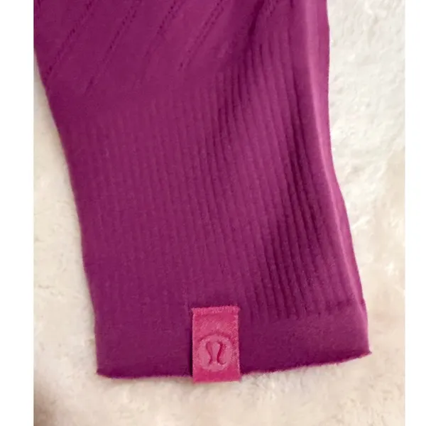 Lululemon Tight Stuff Tight II Berry Purple High Rise Running Leggings‎ Womens 6 - Image 12