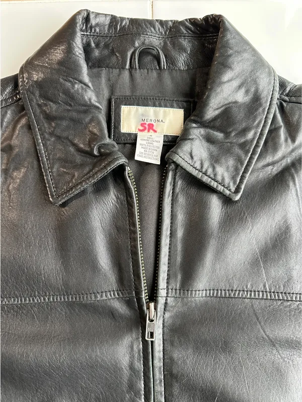 Merona Genuine leather jacket - Image 4