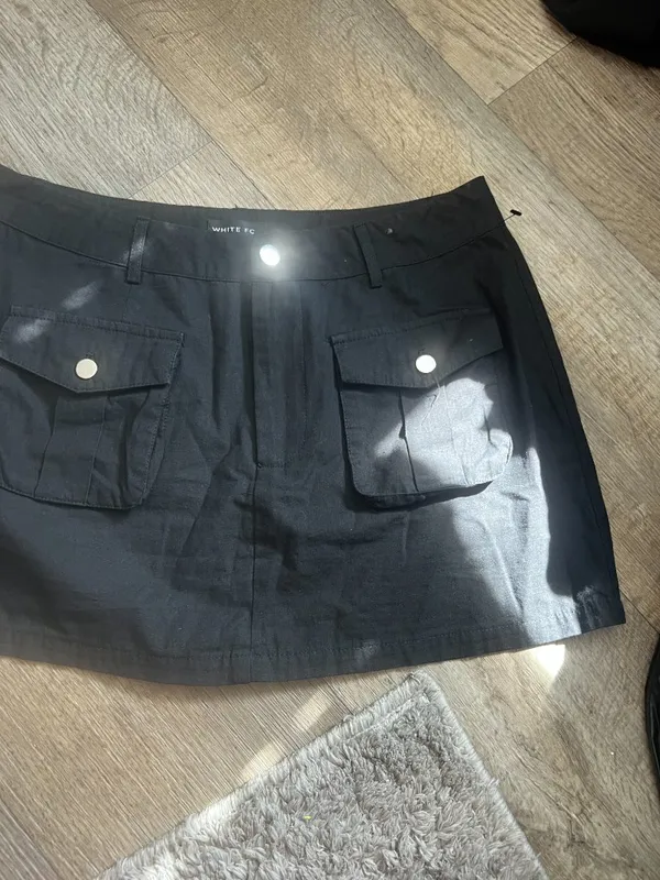White Fox medium black mini skirt - Image 2
