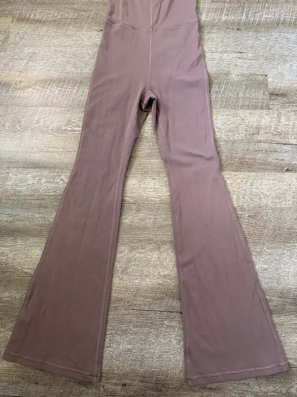 Aritzia Wilfred Free Taupe Freestyle Flare Jumpsuit Size XS - Image 4