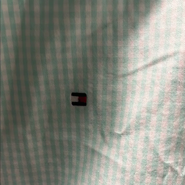 Tommy Hilfiger Green Casual Button Down Shirt - Image 4